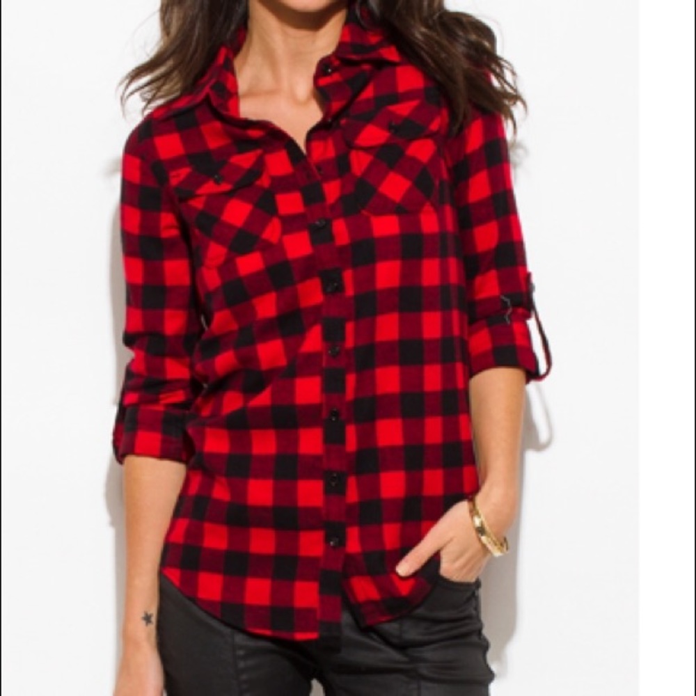 Plaid Flannel Shirt